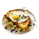 Vegetarian Croque Veg & Goat Cheese 