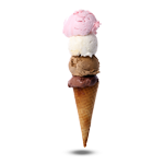 4 Scoops Ice Cream 